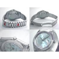 ロレックススーパーコピー ROLEX デイデイトII 218206 CR VI プレジデントブレス アイスブルーダイヤローマ