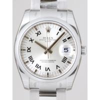 ロレックススーパーコピー ROLEX パーペチュアル デイト 115200 シルバープリントローマ