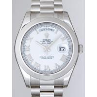 ロレックススーパーコピー ROLEX デイデイトII 218206 プレジデントブレス ホワイトローマ