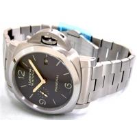 パネライスーパーコピー ルミノール1950 マリーナ 3デイズ PAM00352 44mm シースルーバック ブラウン