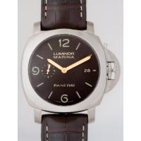 パネライスーパーコピー ルミノールマリーナ1950 3DAYS PAM00351 44mm シースルーバック ブラウン