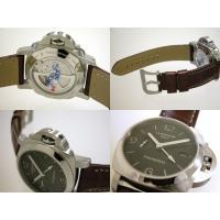 パネライスーパーコピー ルミノール1950 3DAYS GMT PAM00320 44mm ブラック 自動巻