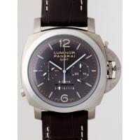 パネライスーパーコピー ルミノール1950 8DAYSクロノ モノプルサンテ GMT PAM00311 44mm ブラウン