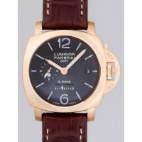 パネライスーパーコピー ルミノール1950 8DAYS GMT PAM00289 44mm シースルーバック ブラウン