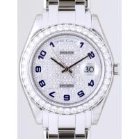ロレックススーパーコピー ROLEX デイデイト 18946EA 全面ダイヤ青アラビア