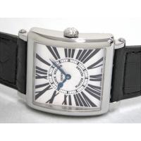 フランク・ミュラースーパーコピー マスタースクエア レリーフ 6002MQ R AC RELIEF AC(SS) ブラック皮 シルバー