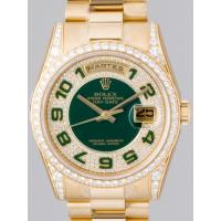 ロレックススーパーコピー ROLEX デイデイト 118388DPA プレジデントブレス グリーンアラビア