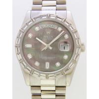 ロレックススーパーコピー ROLEX デイデイト 118366NCA プレジデントブレス ブラックシェル