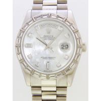 ロレックススーパーコピー ROLEX デイデイト 118366NCA プレジデントブレス ホワイトシェル