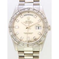 ロレックススーパーコピー ROLEX デイデイト 118366A プレジデントブレス シルバー