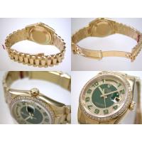 ロレックススーパーコピー ROLEX デイデイト 118348 プレジデントブレス グリーンアラビア