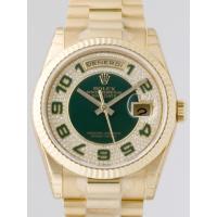 ロレックススーパーコピー ROLEX デイデイト 118238 DP プレジデントブレス グリーン