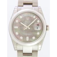 ロレックススーパーコピー ROLEX デイデイト 118209NCA オイスターブレス ブラックシェル