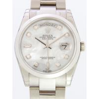 ロレックススーパーコピー ROLEX デイデイト 118209NCA オイスターブレス ホワイトシェル