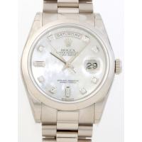 ロレックススーパーコピー ROLEX デイデイト 118209NCA プレジデントブレス ホワイトシェル