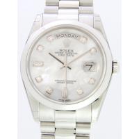 ロレックススーパーコピー ROLEX デイデイト 118206NCA プレジデントブレス ホワイトシェル