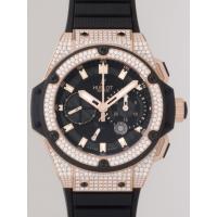 ウブロスーパーコピー キングパワー フドロワイアント 709.OX.1780.RX.1704 スプリットセコンド パワーリザーブ ベゼル・ラグダイヤ ブラックラバー ブラックカーボン