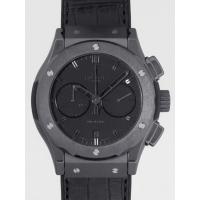 ウブロスーパーコピー クラシック・フュージョン クロノグラフ オールブラック 521.CM.1110.LR 45mm アリゲーター/ラバー 世界限定500本 ブラック