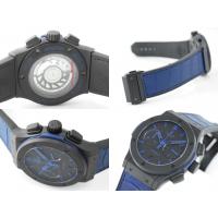 ウブロスーパーコピー クラシック・フュージョン クロノグラフ オールブラック ブルー 521.CI.1190.GR.ABB12 45mm グミアリゲーターラバー ブラック