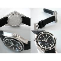 オメガスーパーコピー シーマスター 2901.50.91 プラネットオーシャン 42mm ブラックベゼル ラバーベルト ブラック