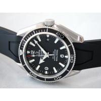 オメガスーパーコピー シーマスター 2901.50.91 プラネットオーシャン 42mm ブラックベゼル ラバーベルト ブラック