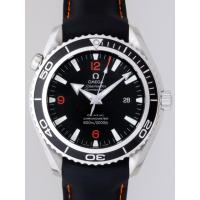 オメガスーパーコピー シーマスター 2900.51.82 プラネットオーシャン 45mm ブラックベゼル ブラックラバー ブラック
