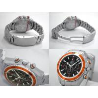 オメガスーパーコピー OMEGA シーマスター 2218.50 プラネットオーシャン クロノ 45mm オレンジベゼル ブラック