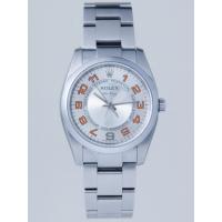 ロレックススーパーコピー ROLEX エアーキング 114200 シルバーコンセントリックオレンジアラビア