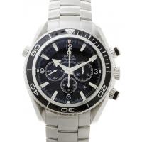 オメガスーパーコピー OMEGA シーマスター 2210.50 プラネットオーシャン クロノグラフ 45mm ブラックベゼル ブラック