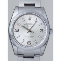 ロレックススーパーコピー ROLEX エアーキング 114200 シルバー３ ６ ９アラビア