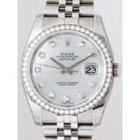 ロレックススーパーコピー ROLEX パーペチュアル デイトジャスト メンズ 116244NG ジュビリーブレス ホワイトシェル