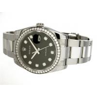 ロレックススーパーコピー ROLEX パーペチュアル デイトジャスト メンズ 116244J オイスターブレス ブラック