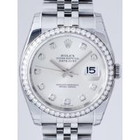 ロレックススーパーコピー ROLEX パーペチュアル デイトジャスト メンズ 116244G ジュビリーブレス シルバー