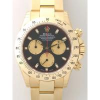 ロレックスコピー ROLEX デイトナ 116528 黒／金目 自動巻 40
