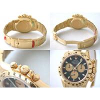 ロレックスコピー ROLEX デイトナ 116528 黒／金目 自動巻 40