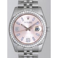 ロレックススーパーコピー ROLEX パーペチュアル デイトジャスト メンズ 116244 ジュビリーブレス ピンク69ダイヤ