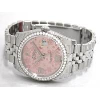 ロレックススーパーコピー ROLEX パーペチュアル デイトジャスト メンズ 116244 ジュビリーブレス ピンクフラワー