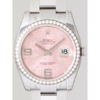 ロレックススーパーコピー ROLEX パーペチュアル デイトジャスト メンズ 116244 オイスターブレス ピンクフラワー