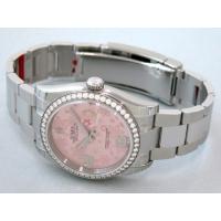 ロレックススーパーコピー ROLEX パーペチュアル デイトジャスト メンズ 116244 オイスターブレス ピンクフラワー