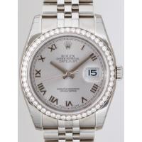 ロレックススーパーコピー ROLEX パーペチュアル デイトジャスト メンズ 116244 ジュビリーブレス グレーローマ