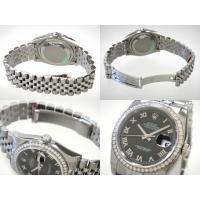 ロレックススーパーコピー ROLEX パーペチュアル デイトジャスト メンズ 116244 ジュビリーブレス ブラックローマ