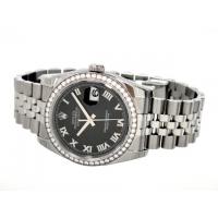 ロレックススーパーコピー ROLEX パーペチュアル デイトジャスト メンズ 116244 ジュビリーブレス ブラックローマ