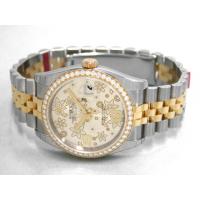 ロレックススーパーコピー ROLEX パーペチュアル デイトジャスト メンズ 116243 ジュビリーブレス シルバーフラワー