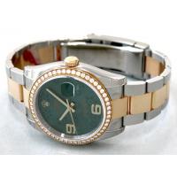 ロレックススーパーコピー ROLEX パーペチュアル デイトジャスト メンズ 116243 オイスターブレス グリーンフラワー