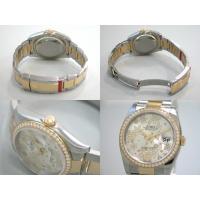 ロレックススーパーコピー ROLEX パーペチュアル デイトジャスト メンズ 116243 オイスターブレス シルバーフラワー