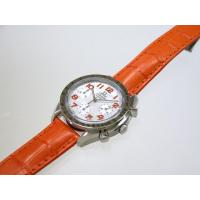 オメガスーパーコピー スピードマスター 3834.78.38 オレンジ皮 ホワイトシェルオレンジアラビア