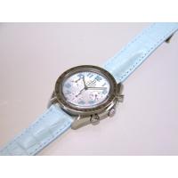 オメガスーパーコピー スピードマスター 3834.71.33 ﾌﾞﾙｰ皮 ホワイトシェルブルーアラビア