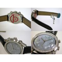 オメガスーパーコピー スピードマスター 3815.73.31 ダイヤベゼル ブラック皮 ブラックシェルブルーアラビア