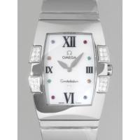 オメガスーパーコピー コンステレーション 1586.79 クアドレラ ダイヤモンド ホワイトシェル
