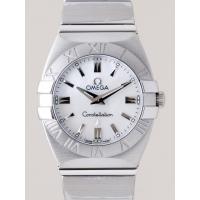 オメガスーパーコピー コンステレーション 1581.70 ダブル イーグル ホワイトシェル レディース